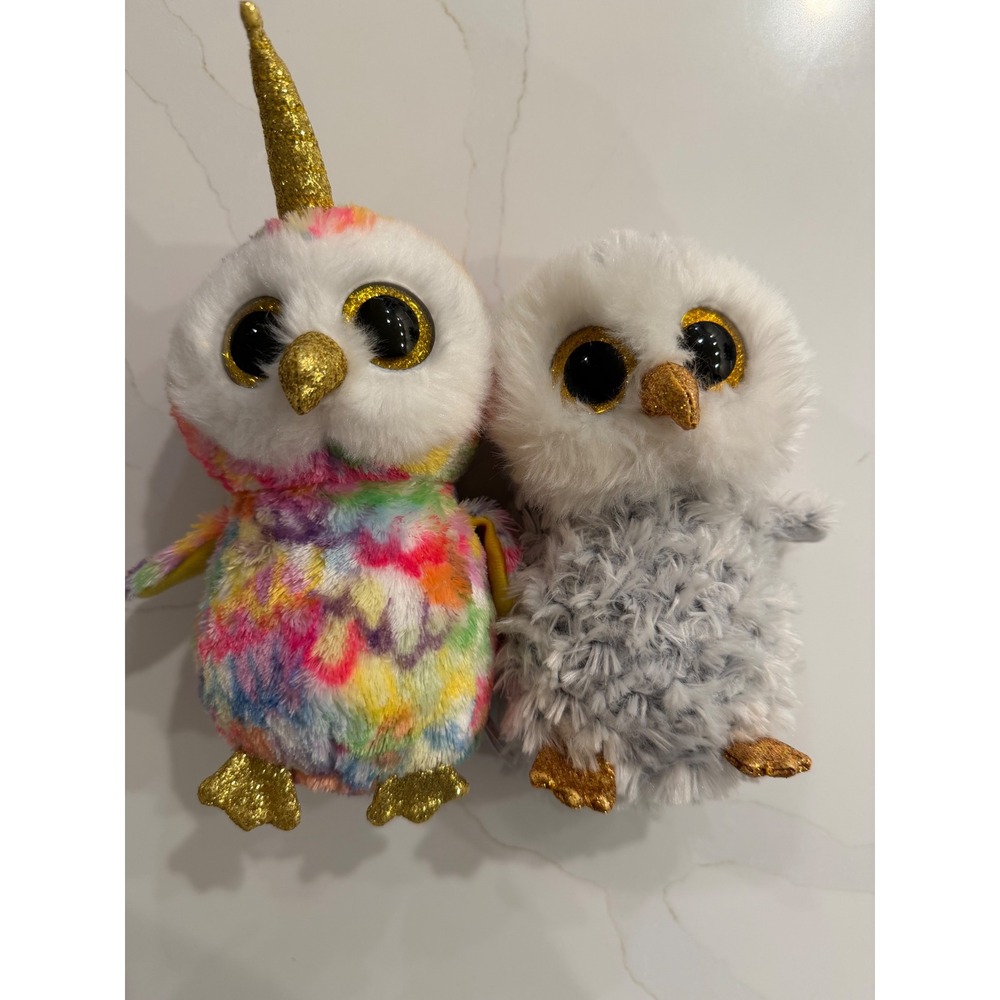 Ty Beanie Babies Enchanted & Owlette Plush Toy Set